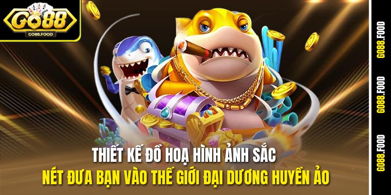Thiết kế đồ hoạ hình ảnh sắc nét đưa bạn vào thế giới đại dương huyền ảo
